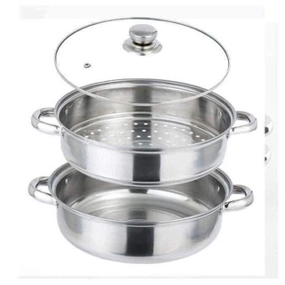 NỒI HẤP 2 TẦNG INOX SALE RẺ