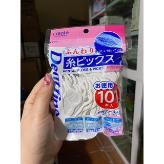 (Hàng Nhật) Tăm chỉ nha khoa túi 101 cái