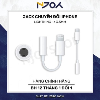 Jack Chuyển Đổi Iphone 7 Cổng Lightning Sang 3.5 Có Mic Chính Hãng Bảo Hành 12 Tháng