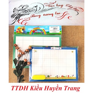 Bảng học sinh 2 mặt trắng Đức Thanh - Tặng kèm bút dạ