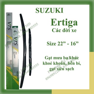Bộ gạt mưa Suzuki Ertiga và các đời và gạt mưa các dòng xe khác của Suzuki: Swift, Vitara, Wagon R, Alto, Carry