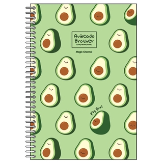 Sổ Magic Mini Avocado - Mẫu 4 - Sổ Xanh Lá