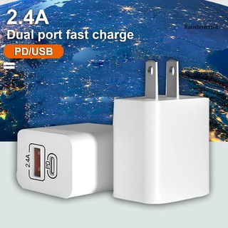 Bộ Sạc Nhanh Rb-2.4A Cổng Usb Pd Type-C Cho Điện Thoại