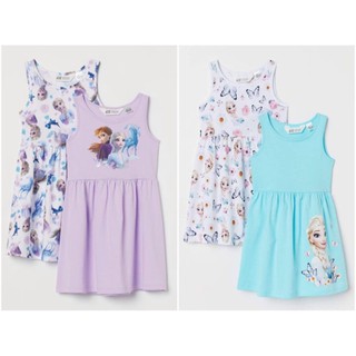 Váy cotton sát nách Elsa HM 1-10Y (có ảnh thật)