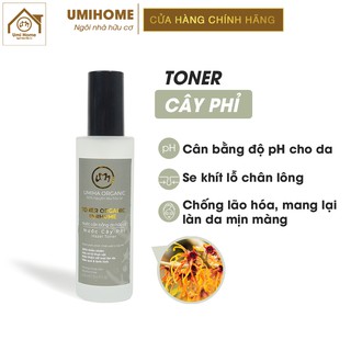 Toner Cây Phỉ hữu cơ UMIHOME 50/100ml cân bằng độ pH, cấp ẩm, se khít lỗ chân lông và phục hồi da