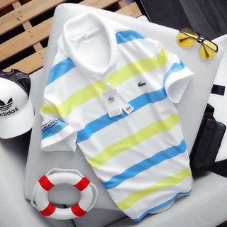 CỰC PHẨM/ ÁO POLO CÁ SẤU KẺ CO DÁN 4 CHIỀU SIÊU HOT MỚI VỀ