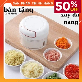 Máy Xay Tỏi Ớt Mini Cầm Tay, Dụng Cụ Xay Tỏi ớt-Thịt Cá Đa Năng