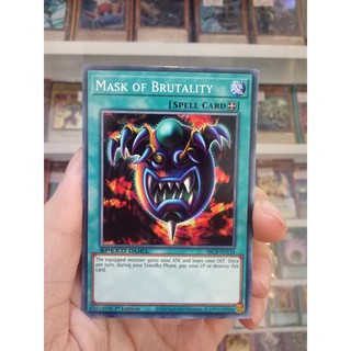 Thẻ Bài Lẻ YugiOh! Mã SBCB-EN118 - Mask of Brutality - Common - 1st Edition