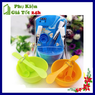 Bộ Bát Trộn Đắp Mặt Nạ - Bộ Chén Trộn Mặt Nạ 5in1 Tiện ích