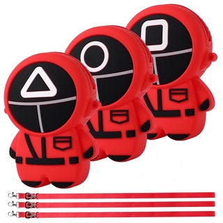 Móc Khoá Squid Game Pop It - Đồ Chơi Cho Bé - Trò Chơi Con Mực