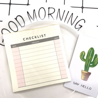Sổ tay checklist