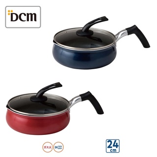 Quánh chảo chống dính đa năng DCM Japan 24cm, vung kính tự đứng, dùng được trên bếp từ