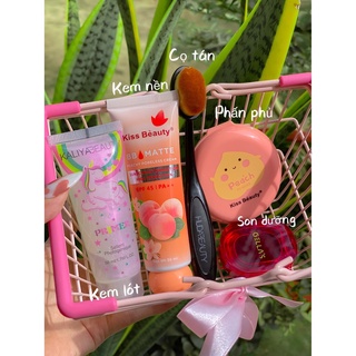[ MAKE UP TỰ NHIÊN ] Combo Bộ trang điểm make up 5 món tone tự nhiên