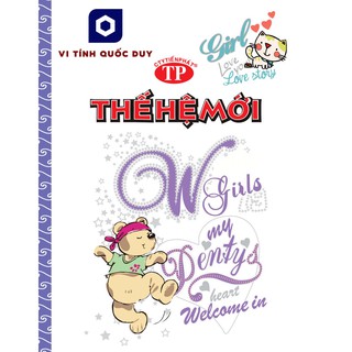 Tập vở 96 trang Tiến Phát Thế Hệ Mới 4 ô ly. Định lượng 70gsm. Lốc 10 quyển. Dùng cho HS, SV, NVVP. Vi Tính Quốc Duy
