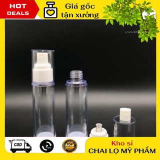 Chai Xịt Phun Sương ❤ Chai nhựa hút chân không xịt phun sương 15ml/30ml/50ml chiết mỹ phẩm , phụ kiện du lịch