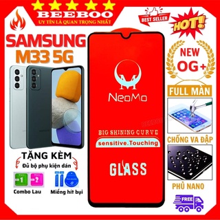 Kính cường lực samsung m33 5g - Dán Full màn hình điện thoại samsung galaxy m33 5g - Độ trong suốt NeoMo cực cao.