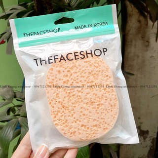 Mút rửa mặt bọt biển The face shop siêu dày, thấm hút tốt