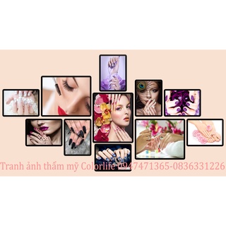 TRANH TRANG TRÍ TIỆM NAIL BỘ TRANH NAIL SIÊU ĐẸP GIÁ XƯỞNG SEONAIL1 ÁNH DƯƠNG SIÊU BỀN BẢO HÀNH 2 NĂM