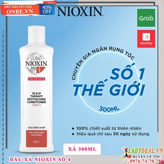 NIOXIN 4 | Dầu Xả Nioxin 4 Dành Cho Tóc Nhuộm, Thưa Mỏng Và Rụng Nhiều Scalp Conditioner Colored Hair