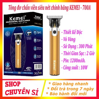 Tông đơ chấn viền kemei km 700A chất từng mm, Tông đơ cắt tóc chuyên nghiệp