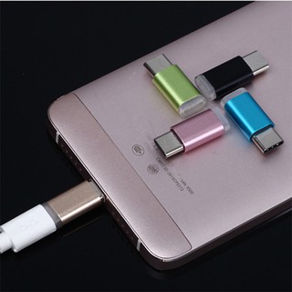 Đầu jack chuyển đổi micro USB Sang type C kim loại cao cấp