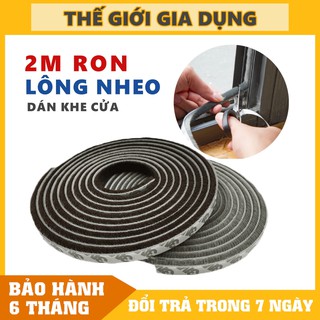 2 Mét Ron Sợi Lông Nheo Dán Khe Hở Khung Cửa Ngăn Bụi Côn Trùng
