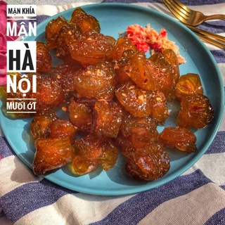 Mận Khía Rim Chua Ngọt/ Lắc Muối Ớt Lon 500Gr