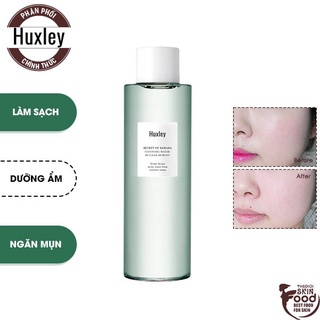 Nước Tẩy Trang Dưỡng Ẩm Chiết Xuất Xương Rồng Huxley Cleansing Water - Be Clean, Be Moist 200ml