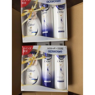 Set 3 dầu gội, dầu xả, sữa tắm Dove nội địa Nhật . [hàng nội địa xuất khẩu]