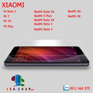 Bộ 2 Kính cường lực Xiaomi Redmi &amp; Xiaomi Mi trong suốt 2.5D / Kính cường lực TẤT CẢ CÁC DÒNG Xiaomi