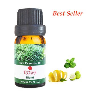 Tinh Dầu hỗn hợp sả java + bạc hà + vỏ bưởi 10ml dùng xông thơm phòng, ngâm tắm, gội đầu, massage thư giãn, giảm stress