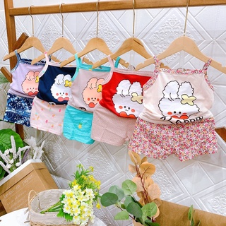 Set 5 bộ hai dây xinh xắn cho bé gái mặc hè (6-16kg)
