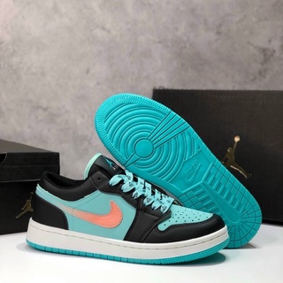 Giầy Jordan 1 xanh ngọc đen thấp cổ siêu đẹp rẻ Fullbox