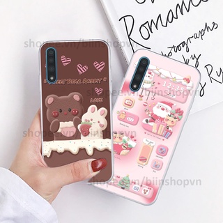 Ốp Vsmart Live in hình gấu chocolate kẹo ngọt siêu đẹp siêu xinh