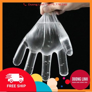 FREESHIP 50K Hộp 200 cái găng tay Nilong đa năng làm thực phẩm.