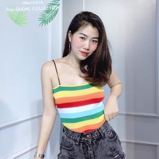 Áo hai dây 7 sắc cầu vồng
