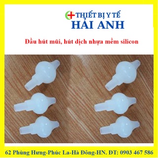 Đầu hút mũi, hút dịch nhựa mềm silicon