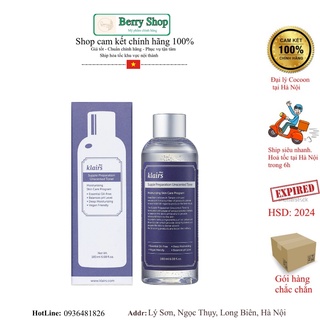 Nước hoa hồng Klairs không mùi Toner Klairs 180ml