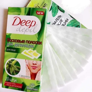 Miếng wax lông mặt và ria mép Deep Depil