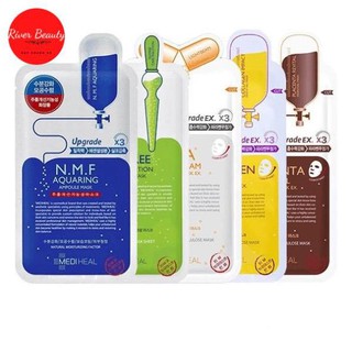 [Hàng Đi Air] Mặt Nạ Mediheal Essential Teatree / Vita / Placenta / Collagen / Aquaring Cấp Nước.