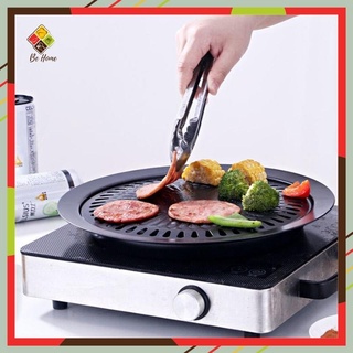 Vỉ gang đen tráng men chống dính BEHOME Vỉ nướng ga 2 lớp sử dụng được nhiều loại bếp [COMBO 5 VỈ]