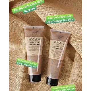 Tảy da chết toàn thân Body Scrub wash Louvcell
