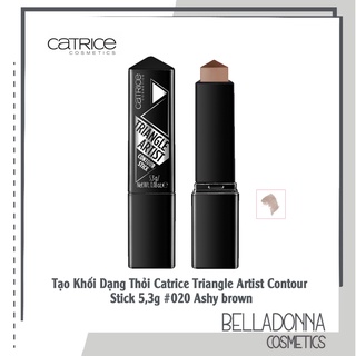 Thanh Tạo Khối Dạng Thỏi Catrice Triangle Artist Contour Stick 5,3g #020 Ashy Brown