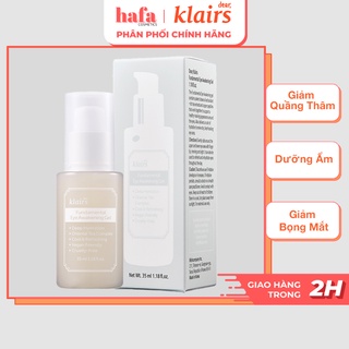 Gel dưỡng ẩm, giảm thầm quầng mắt Klairs Fundamental Eye Awakening Gel 35ml _ Dear Klairs Chính Hãng