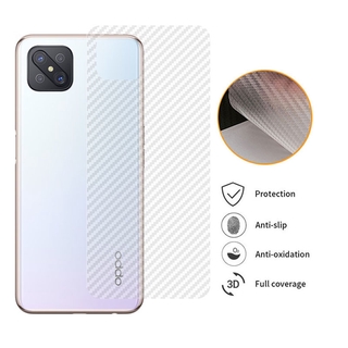 OPPO Reno4Z 5G Carbon Fiber Protective Back Film for OPPO Reno 4Z 4 3 Pro 2F 2 10X Zoom Back Screen Protector Film Sticker