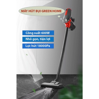 Máy hút bụi cầm tay Green Home có dây - Máy hút bụi gia đình - Lực hút mạnh 18000Pa - Công suất 600W - Bảo hành chínhãng