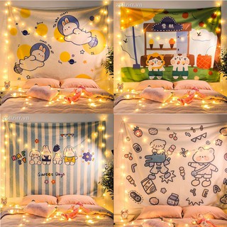 FREESHIP Tranh vải treo tường 150x130cm trang trí phòng nhiều mẫu anime đáng yêu