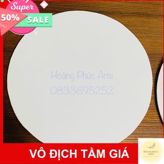 Toan Canvas Tròn Hoangphucarts Chính hãng- BỘ 2 CÁI Toan vẽ xịn Hàn Quốc- Dành chuyên cho màu vẽ acrylic, sơn dầu