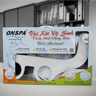 Bộ Vòi Xịt Vệ Sinh Thông Minh Không Điện ONSPA dòng sản phẩm thế hệ mới Cao Cấp - LICLAC