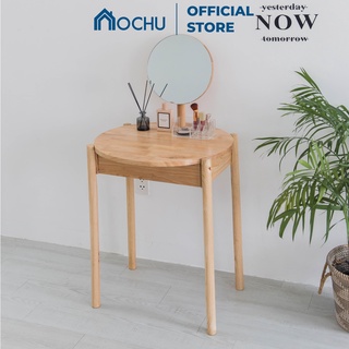 Bàn Gỗ Trang Điểm Phấn Có Gương OCHU Phong Cách Trẻ Trung DRESSING TALBE Nội Thất Phòng Ngủ